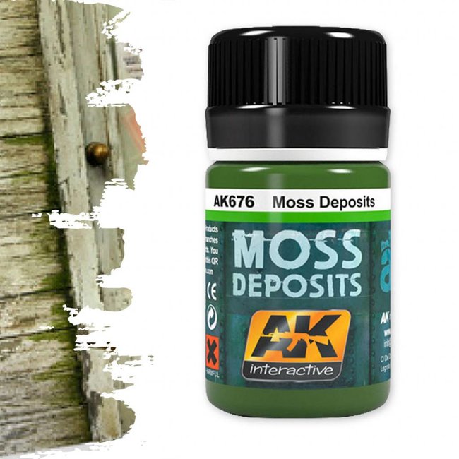 AK interactive Moss Deposit - Deposit Weathering - 35ml - AK676