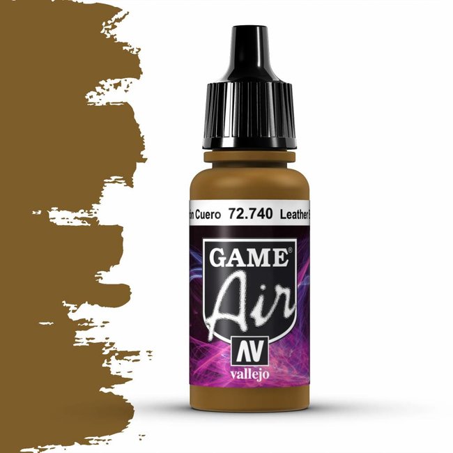 Vallejo Game Air Leather Brown - 17ml - 72740