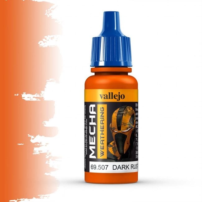 Vallejo Mecha Weathering Dark Rust Wash - 17ml - 69507