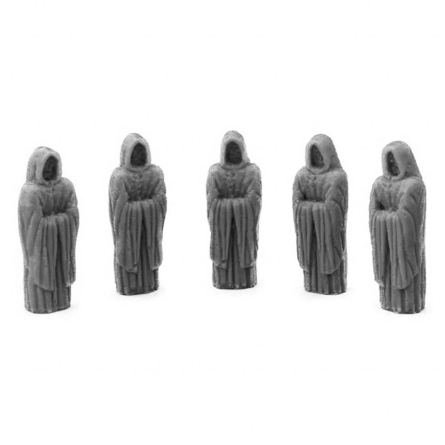 Mini Monsters Monks Statue -5x - MM-0033