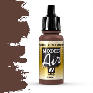 Vallejo Model Air German Red Brown - 17ml - 71271