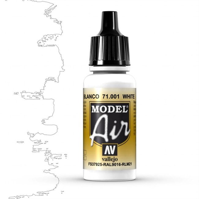 Vallejo Model Air White - 17ml - 71001