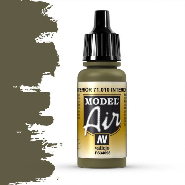 Vallejo Model Air Interior Green - 17ml - 71010