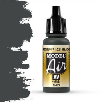 Vallejo Model Air Black Green RLM70 - 17ml - 71021