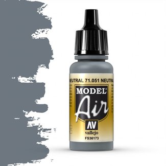 Vallejo Model Air Neutral Gray - 17ml - 71051