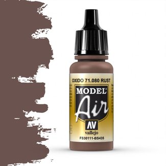 Vallejo Model Air Rust - 17ml - 71080