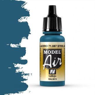 Vallejo Model Air Steel Blue - 17ml - 71087