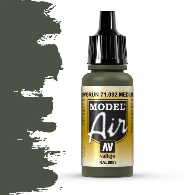 Vallejo Model Air Medium Olive - 17ml - 71092