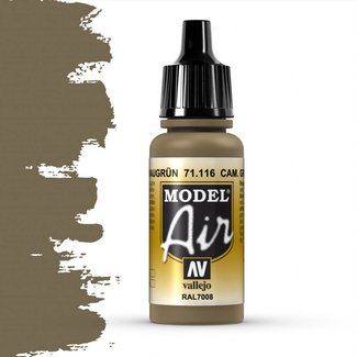 Vallejo Model Air Camouflage Grey Green - 17ml - 71116