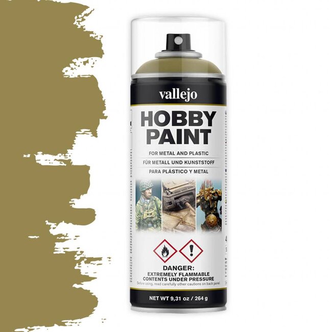 Vallejo Hobby Paint AFV Panzer Yellow spraycan - 400ml - 28001