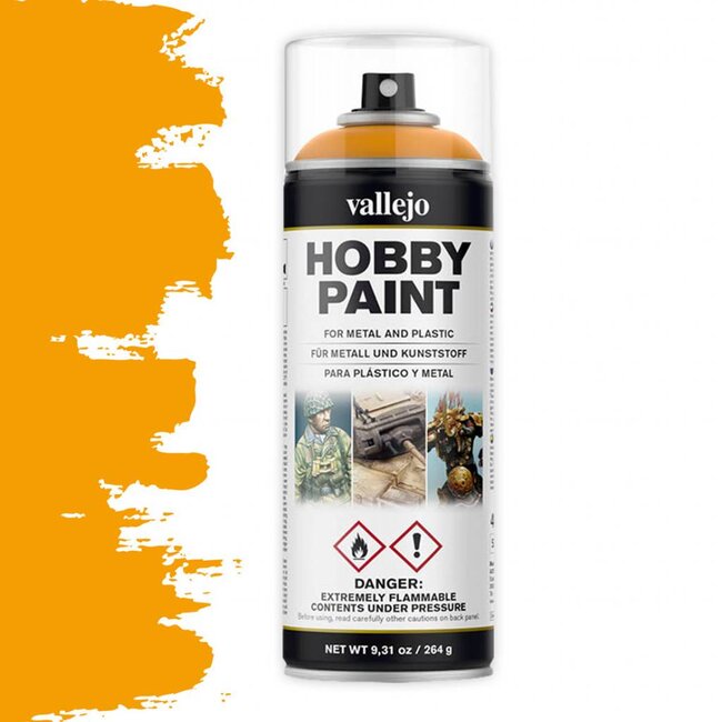 Vallejo Hobby Paint Fantasy Sun Yellow spraycan - 400ml - 28018