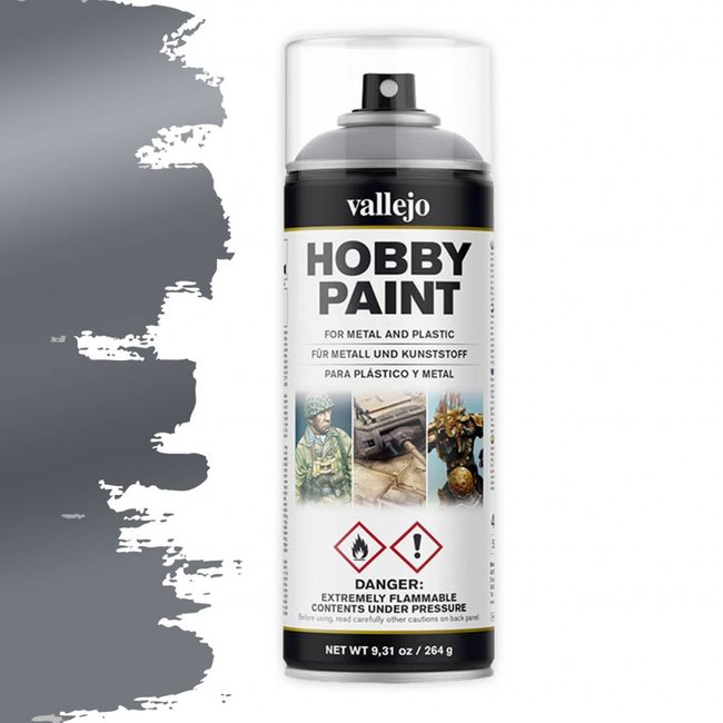 Vallejo Hobby Paint Fantasy Silver spuitbus - 400ml - 28021