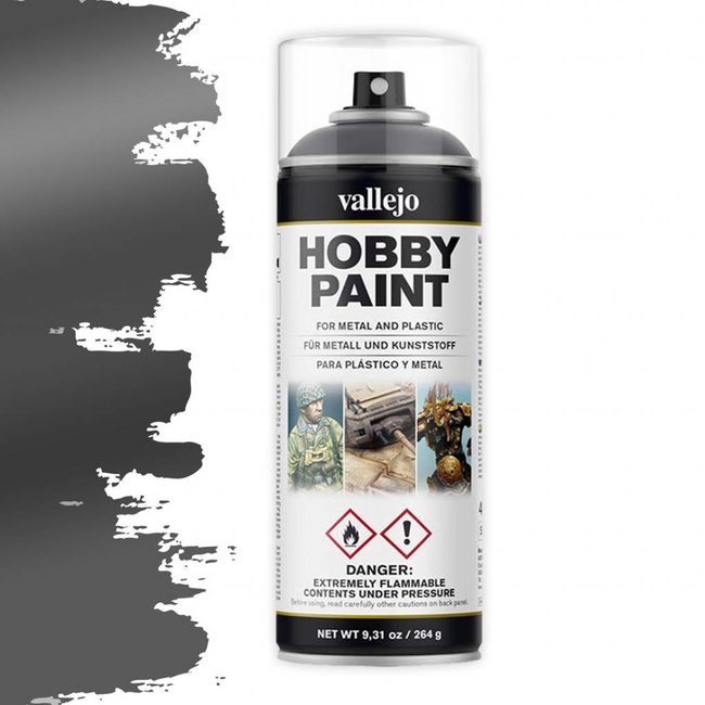 Vallejo Hobby Paint Fantasy Gunmetal spraycan - 400ml - 28031