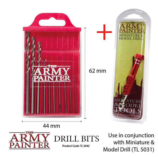 The Army Painter Drill Bits - 10 x - TL5042