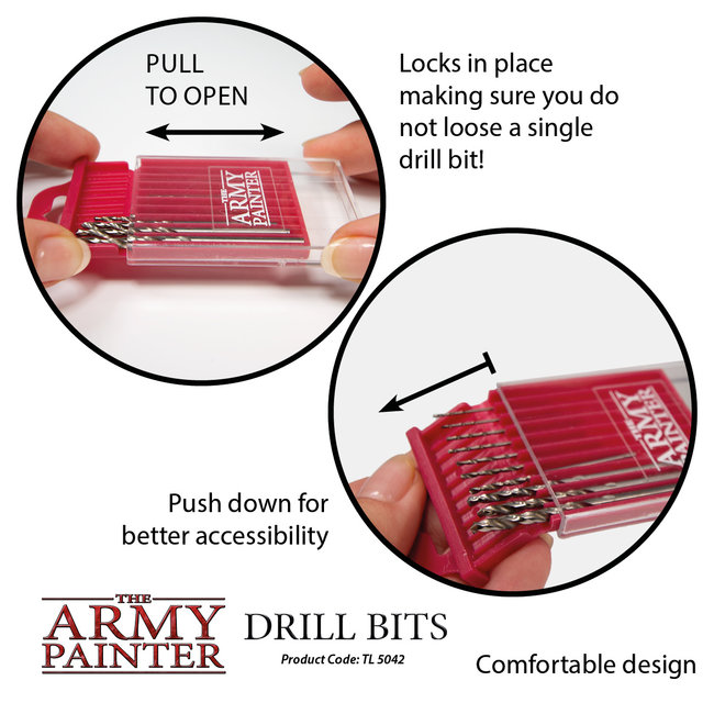 The Army Painter Drill Bits - 10 x - TL5042