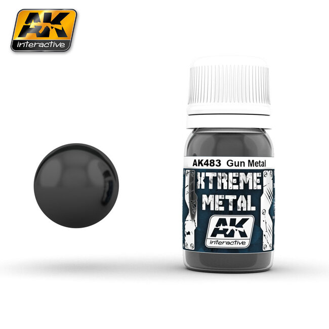 AK interactive Xtreme Metal Gun Metal - 30ml - AK483