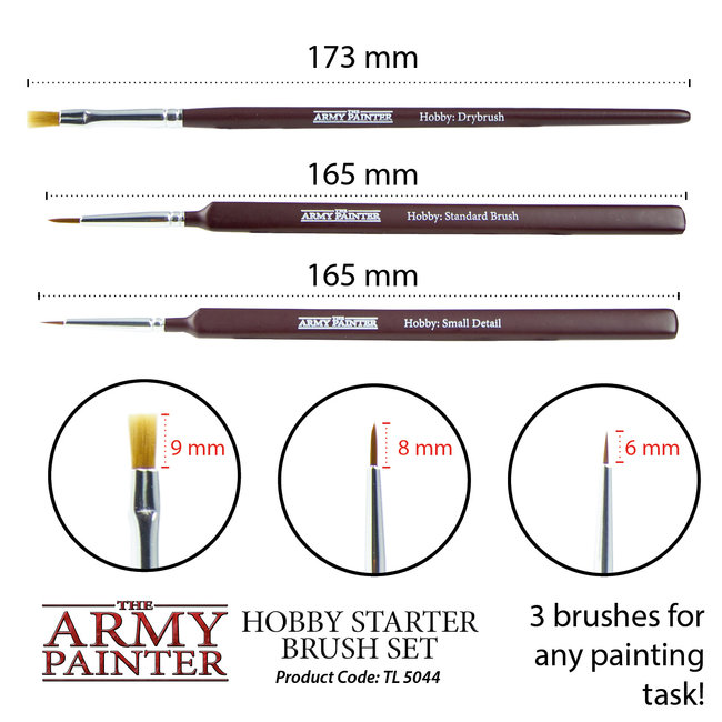 The Army Painter Hobby Starter Brush Set - TL5044