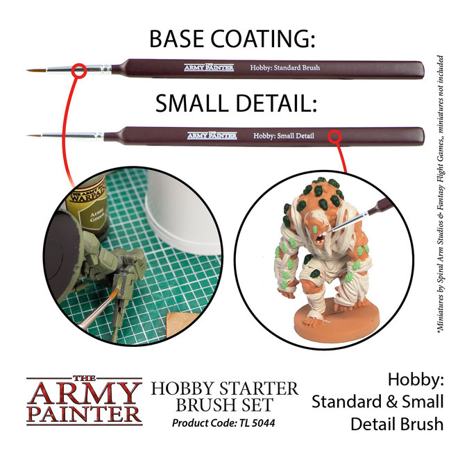 The Army Painter Hobby Starter Brush Set - TL5044