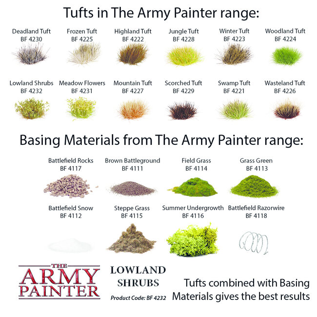 The Army Painter Lowland Shrubs - BF4232
