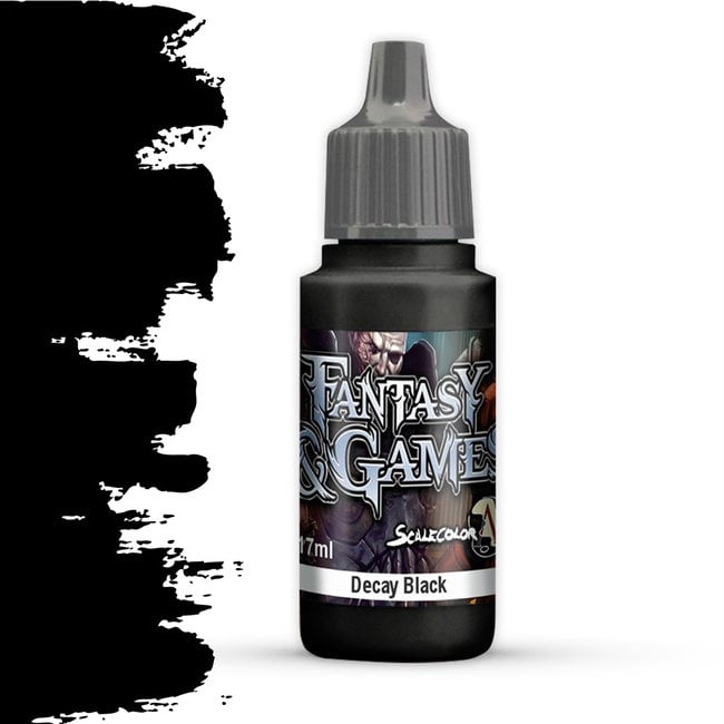 Scale 75 Decay Black - Fantasy & Games - 17ml - SFG-00