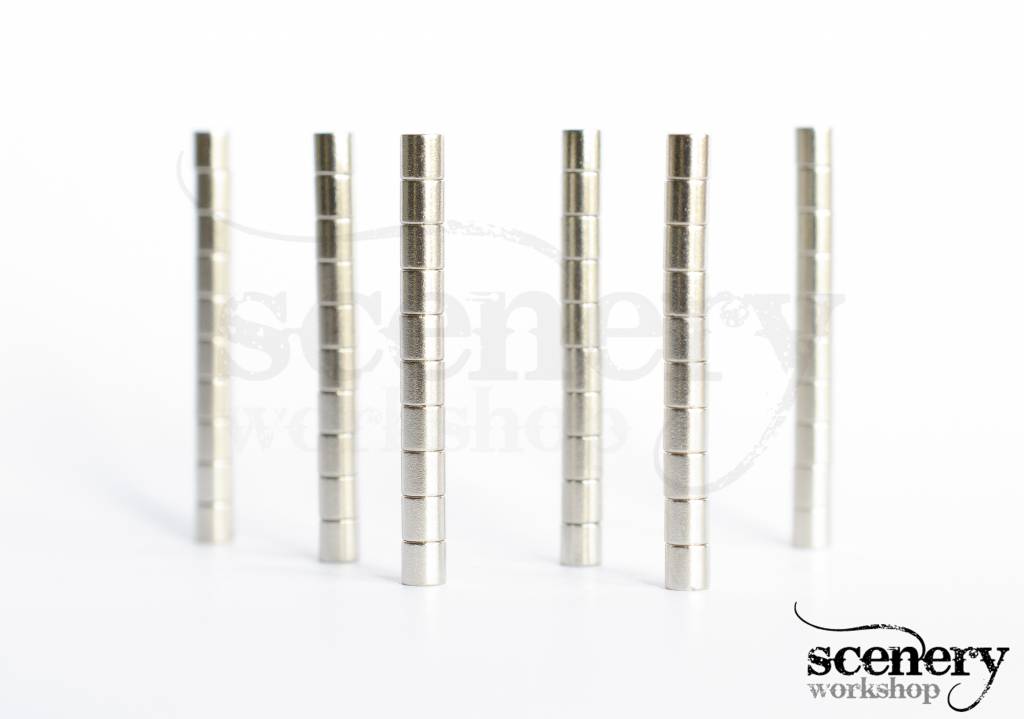 2mm x 2mm Rare Earth for miniatures 60x S02