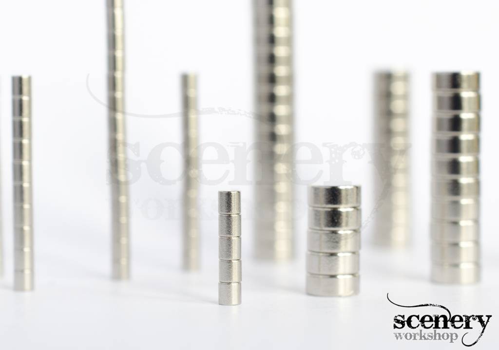 2mm x 2mm Rare Earth for miniatures 60x S02