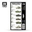 Vallejo Model Air AFV Series Cold War & Modern Russian Desert Patterns - 8 colors - 17ml - 71620