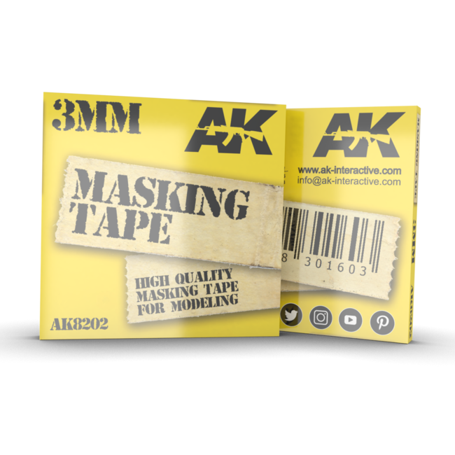 AK interactive Masking Tape 3mm - AK8202