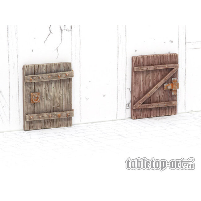 Tabletop-Art Terrain components - Doors set 3 - 4x - TTA800024