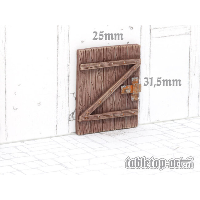Tabletop-Art Terrain components - Doors set 3 - 4x - TTA800024