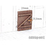 Tabletop-Art Terrain components - Doors set 3 - 4x - TTA800024
