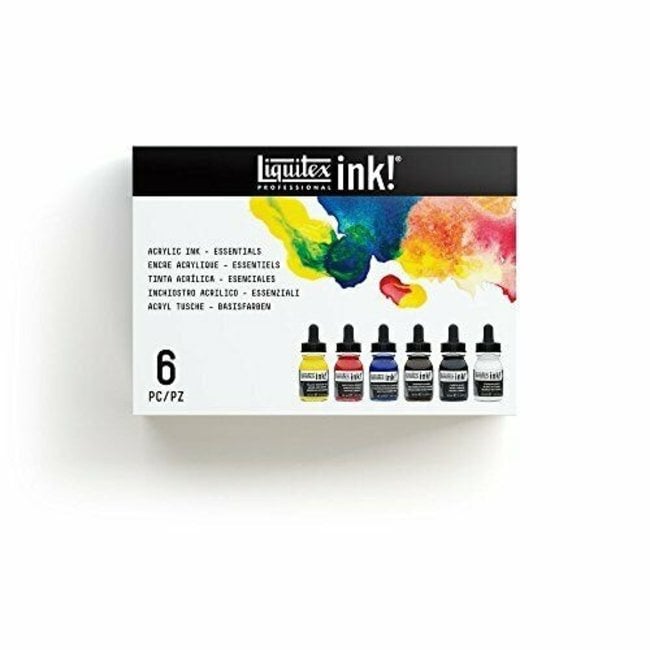 Liquitex Professional Acrylic Ink! Essential Set - 6 colors - 30ml - 3699314