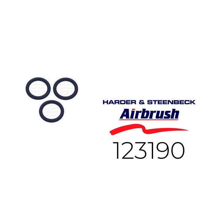 Harder & Steenbeck O-Ring for aircap Evolution | Infinity Airbrushes - 3x - 123190