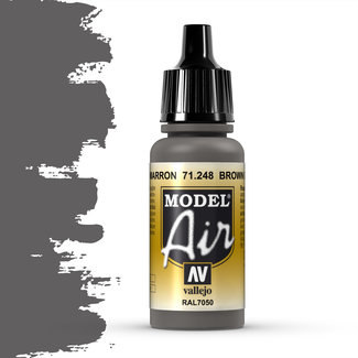 Vallejo Model Air Brown Grey - 17ml - 71248