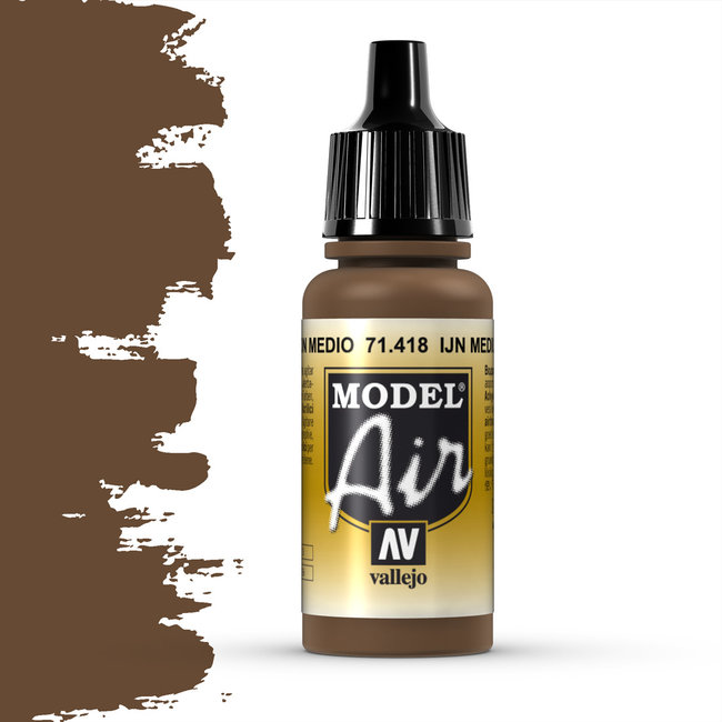 Vallejo Model Air IJN Medium Brown - 17ml - 71418