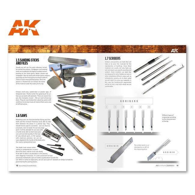AK interactive Guide To Make Buildings In Dioramas - AK Learning Series nr 9 - English - 88pag - AK256