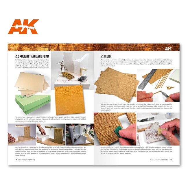 AK interactive Guide To Make Buildings In Dioramas - AK Learning Series nr 9 - English - 88pag - AK256