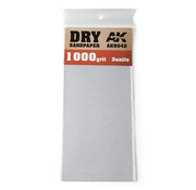 AK interactive Dry Sandpaper 1000 grit - 3x - AK9042