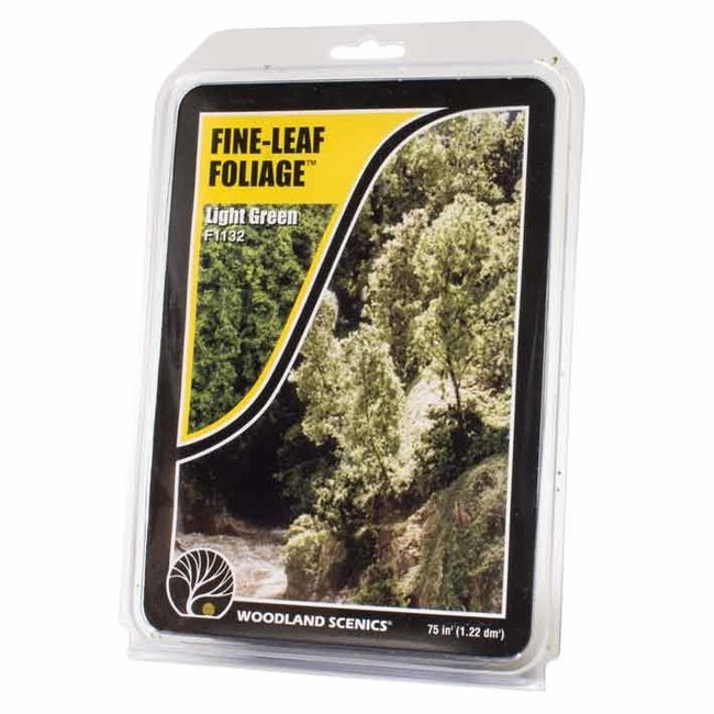 Woodland Scenics Fine Leaf Foliage Light Green - 1,22dm³ - F1132