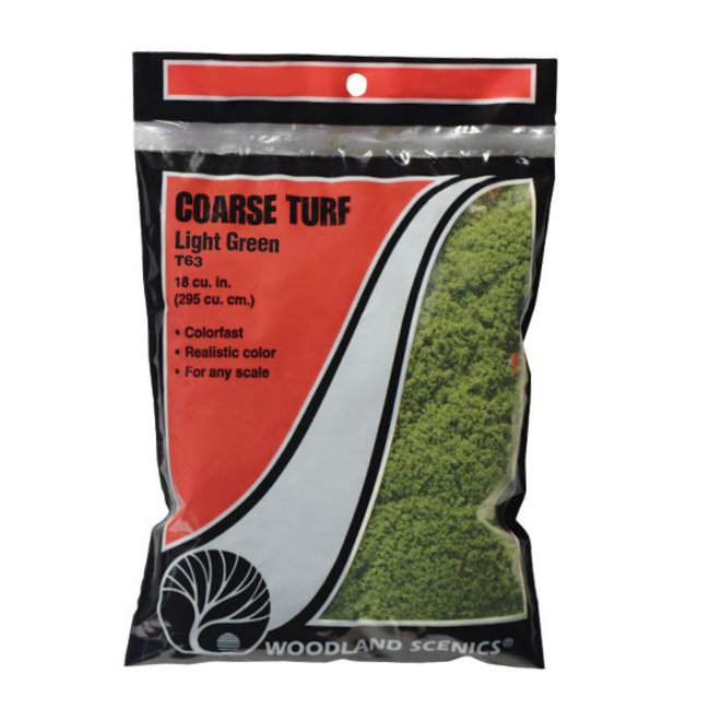 Woodland Scenics Light Green Coarse Peat - 353cm³ - WLS-T63
