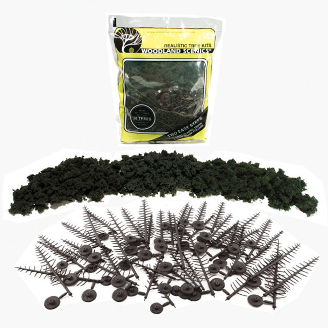 Woodland Scenics Tree Kits 2.1/2"-6" Pines - WLS-TR1113