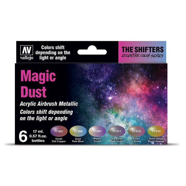 Vallejo The Shifters set Magic Dust - 6 kleuren - 17 ml - 77090