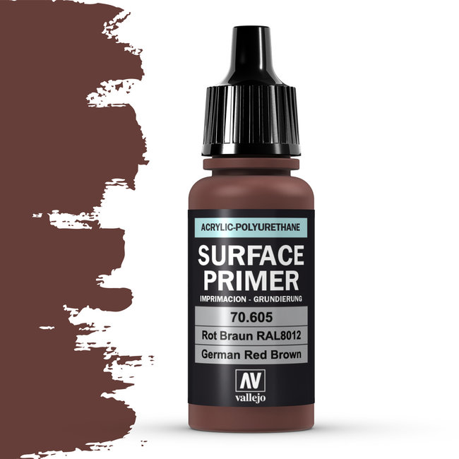 Vallejo Surface Primer Ger. Red Brown - 17ml - 70605