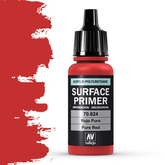 Vallejo Surface Primer Pure Red - 17ml - 70624