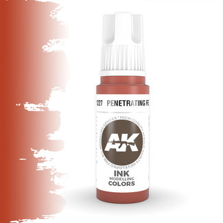 AK interactive Penetrating Red Ink Ink Modelling Colors - 17ml - AK11227