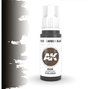 AK interactive Carbon Black Ink Ink Modelling Colors - 17ml - AK11223