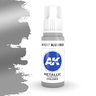 AK interactive Aluminium Metallic Modelling Colors - 17ml - AK11207