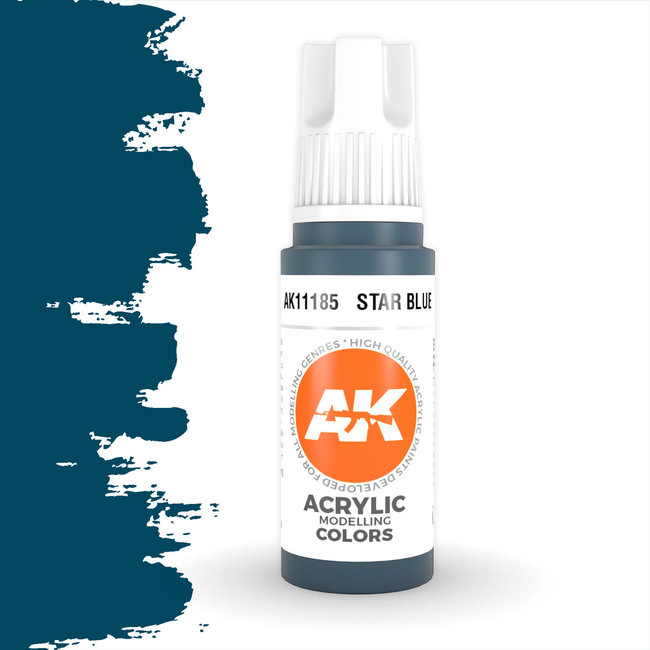 AK interactive Star Blue Acrylic Modelling Colors - 17ml - AK11185