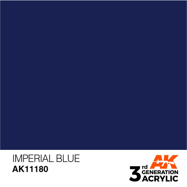 AK interactive Imperial Blue Acrylic Modelling Colors - 17ml - AK11180