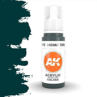 AK interactive Archaic Turquoise Acrylic Modelling Colors - 17ml - AK11172